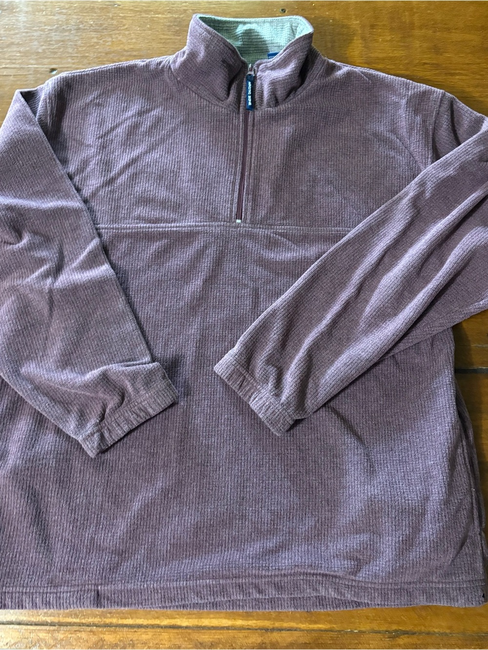 Men's Half-Zip Pullover Sweater - Mauve